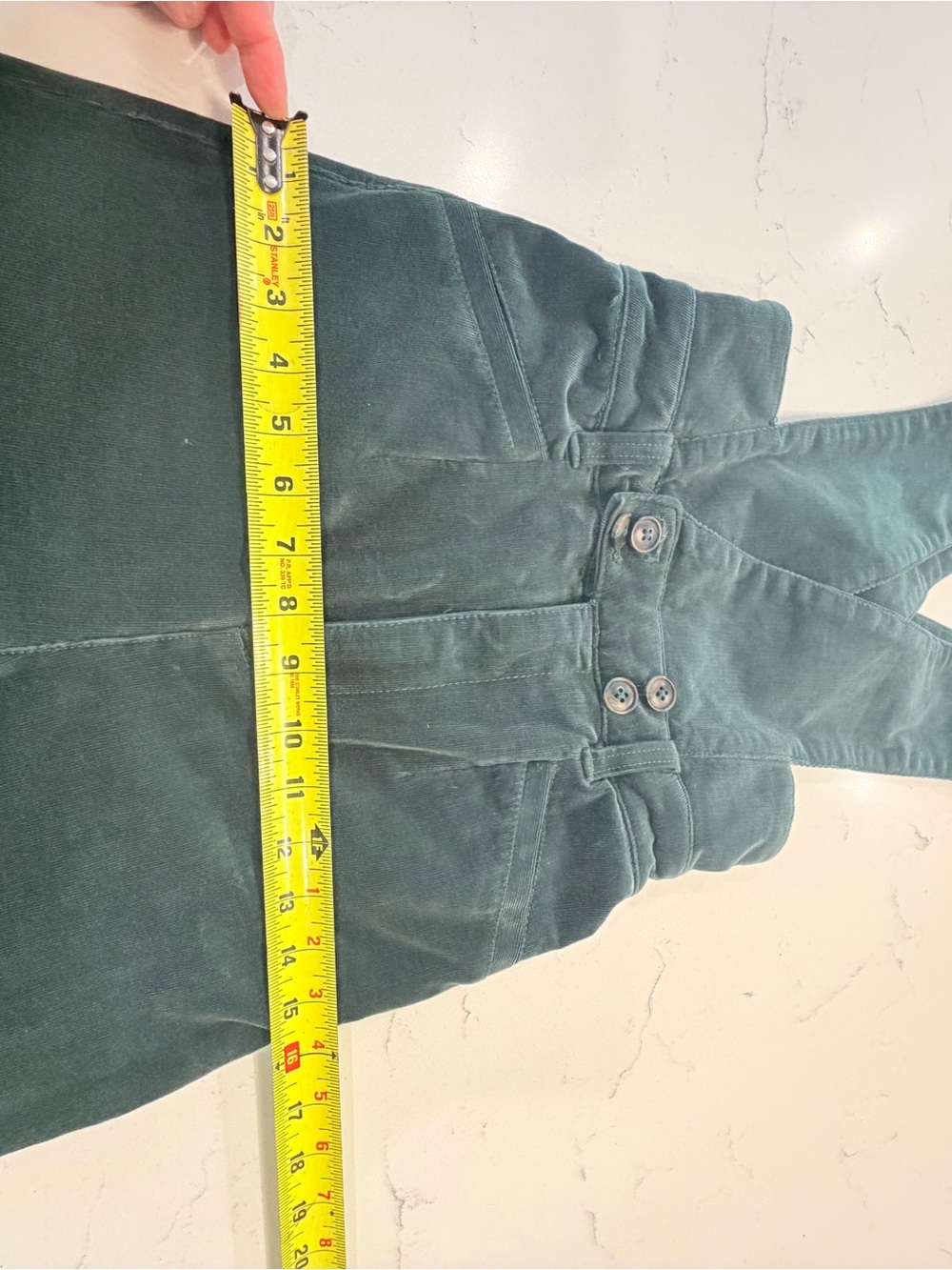 Anthropologie Pilcro Corduroy Jumpsuit Overalls in Sage Green - Picture 13 of 15